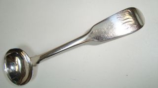 Georgian Sterling Silver Mustard Spoon - London - 1836 photo