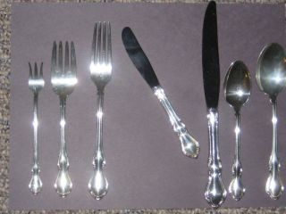 Reed And Barton 96pc.  1964 Hampton Court Sterling Silver Flatware. photo