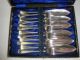 Vintage Boxed Set Of Art Deco Fish Set Cutlery – England Other photo 1