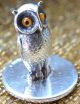 Stunning Sampson Mordan Novelty Owl Menu Holder - Chester 1909 - Other photo 5