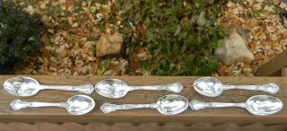 (6) Gorham Chantilly Sterling Silver Table Spoon (42g Each) photo