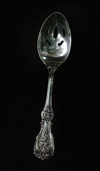 Reed And Barton Sterling Silver Francis I Pierced Table Spoon photo