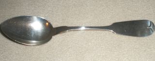 Antique Coin Silver Large Spoon By Hotchkiss & Schreuder 1850/71 photo