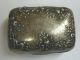 Gorham Sterling Silver Repousse Trinket Box B37 Monogrammed Boxes photo 3