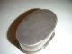 Early Antique Silver Box With Lovely Stone Set Into Lid Boxes photo 3
