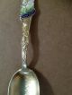 Antique Enameled Sterling Silver Souvenior Spoon Vandalia Missouri Souvenir Spoons photo 3