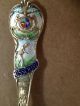 Antique Enameled Sterling Silver Souvenior Spoon Vandalia Missouri Souvenir Spoons photo 4