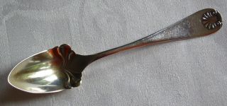 Sweet Towle Sterling Silver Fruit,  Dessert Or Coffee Spoon - - Shell Pattern photo