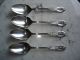 Four Wallace Sterling Rosepoint Seven Inch Spoons - Wallace photo 2