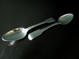2 Banff Provincial Silver Tea Spoons photo