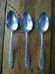 Antique Vintage Narcissus National Silver Co.  Set 4 Aa Serving Spoons Ladle Nr National photo 1