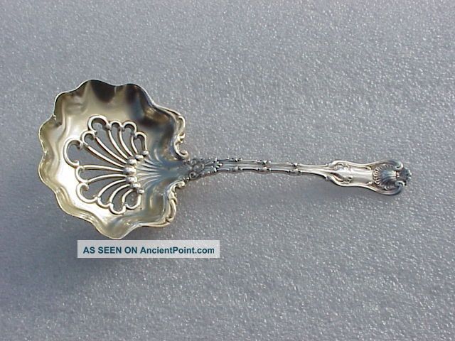 Sterling Silver Whiting Bon Bon Nut Spoon Imperial Queen Pat Date 1893 Gorham, Whiting photo
