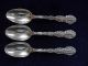 Gorham Sterling Silver Teaspoons - Strasbourg - 3 Pieces Gorham, Whiting photo 3