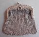 Vintage Silver Ladies Mesh Coin Armor Mesh Purse Art Deco – Stunning Other photo 2