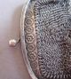 Vintage Silver Ladies Mesh Coin Armor Mesh Purse Art Deco – Stunning Other photo 8