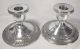 Ornate Derby S.  P.  Co.  Repousse Silverplated Candlestick Candle Holder Set - Candlesticks & Candelabra photo 1