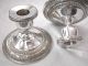 Ornate Derby S.  P.  Co.  Repousse Silverplated Candlestick Candle Holder Set - Candlesticks & Candelabra photo 2