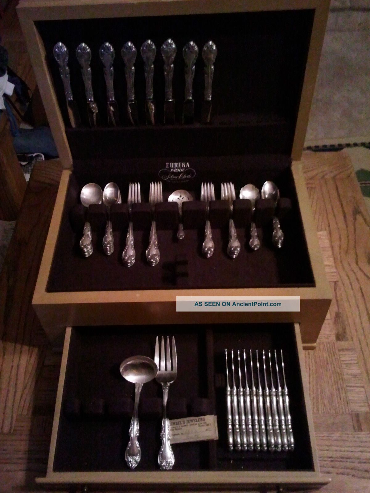 Gorham Sterling Silver Melrose Flatware Set,  No Monogram,  Absolutely Stunning Gorham, Whiting photo