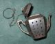 Antique Sterling Silver Miniature Hinged Teapot Tea Infuser Strainer Other photo 2