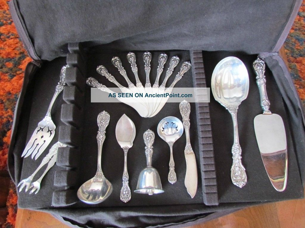 Reed& Barton Francis1 Sterling Silver Flatware Set / 1904 Reed & Barton photo