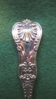 Solid Silver Serving Spoon - - Tiffany - - 19th.  Century - - 1885 - - Kings Pattern Other photo 2