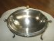 Silver Plated Roll Top Breakfast Dish Dishes & Coasters photo 1