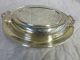 W & S Blackinton Silverplate Serving Tray With Glasbake 550 Insert Platters & Trays photo 1