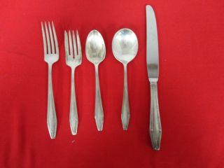 State House Sterling Formality Sterling Silver 5 - Piece Flatware Set photo