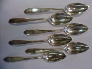 Set 6 Sterling Reed Barton French Antique 
