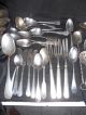 61 Piece Silverplate Flatware & Service Pieces Lot Various Brands Mixed Lots photo 2