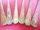 6 English Demitasse Spoons Vintage - Antique Silverware - Flatware Other photo 3