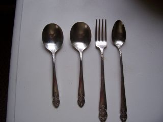 Prestige Plate Distinction Soups,  Iced Teaspoon And Dinner Fork photo
