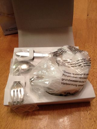 Sliver Plated 4 Pc.  Baby Feeding Set By International Silver Company photo