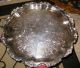 Vintageroyal Rose By Wallace Silver Plated Serving Platter 9820 Intricate Design Platters & Trays photo 1