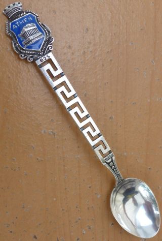 Greece Sterling Silver Souvenir Spoon,  Athen Parthenon, photo