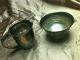 Vintage Antique Silver Plated Bowl And Creamer 2 Bowls photo 2