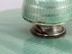 Large Sterling Silver Guilloche Enamel And Cut Glass Powder Jar Birmingham 1931 Other photo 6