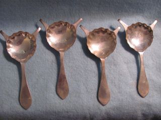 Sterling Silver Cafe Brulot Brandy Coffee Spoons photo