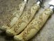 Antique 1917 Universal Sterling / Carved Handles 3 Pc Carving Set Other photo 1