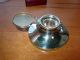 Lovely Antique Silver Inkwell Birmingham 1945 Other photo 1