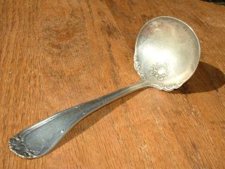 Vintage Antique Niagara Falls Silver Co Soup Ladel Gravy Spoon photo