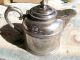 Antique Vintage Silver Over Copper Ornate Coffee Tea Pot Old Silverplate Pot Tea/Coffee Pots & Sets photo 1