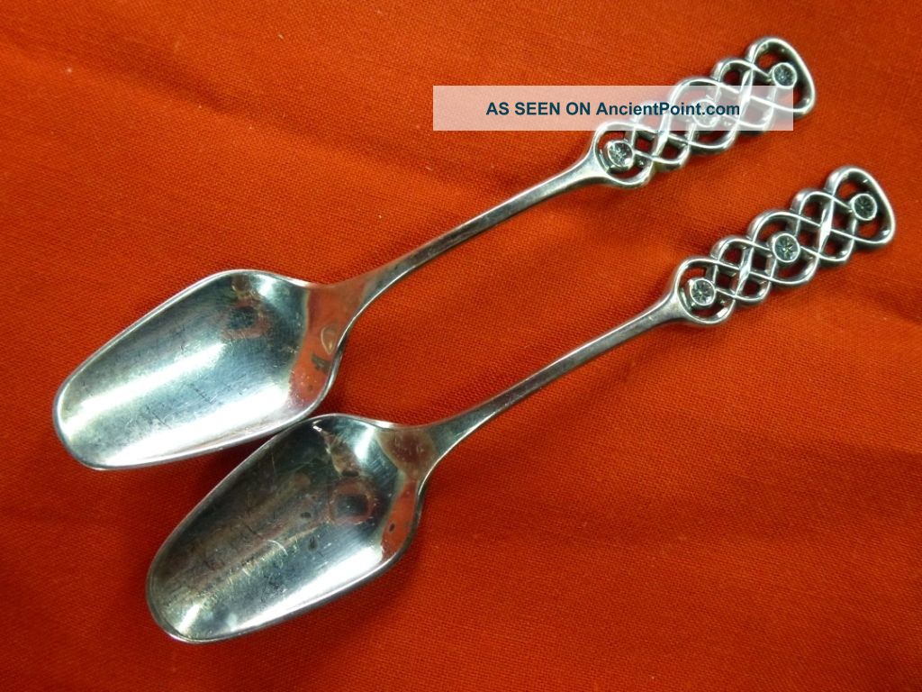 Norwegian/norway David - Andersen 830s ' Ringebu ' Pair Demitasse Spoons C1965 Other photo