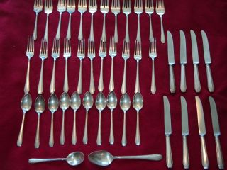 Reed & Barton Flatware Silver Antique Spoons Forks Knives Old 43 Piece Set Lot photo