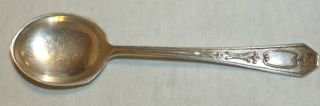 Sterling Silver Sugar Spoon,  Frank Smith Vergennes C1913,  5 3/4 