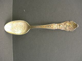 Antique Sterling Silver Collectible Spoon Seattle Washington 1909 photo
