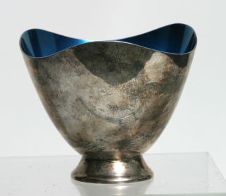 Foc Denmark – Blue Enameled Tulip Bowl – Vintage photo