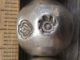 Four Antique Pod Duang Kingdom Of Thailand Silver Bullet Money Pieces/buttons Uncategorized photo 3