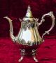 Wallace Baroque 9 Pc Silver Plated Tea & Coffee Set S&p + Pair Candlesticks Tea/Coffee Pots & Sets photo 1