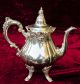 Wallace Baroque 9 Pc Silver Plated Tea & Coffee Set S&p + Pair Candlesticks Tea/Coffee Pots & Sets photo 2